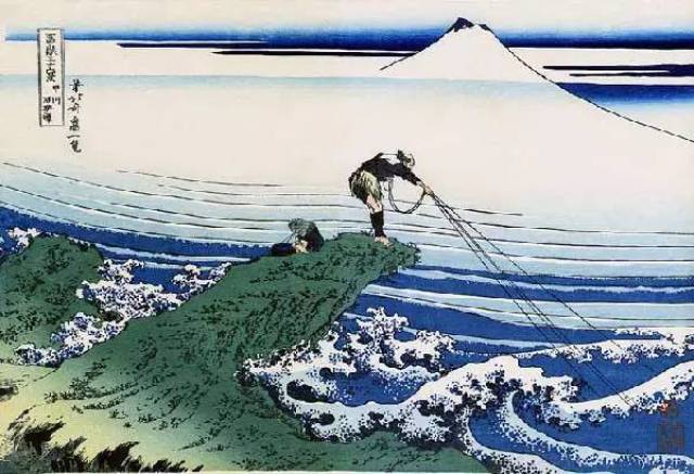 葛饰北斋---神奈川冲浪里的巨浪