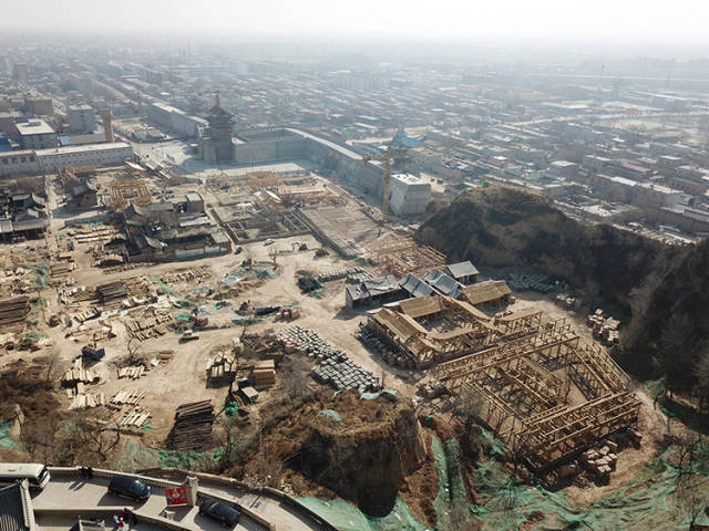 山西忻州古城改造 再现千年"秀容古城"