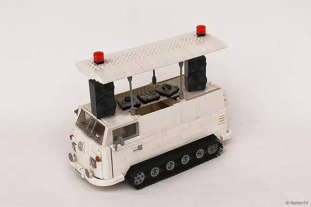 lego乐高moc作品欣赏大众t1面包车