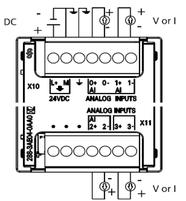 模拟量模块接线