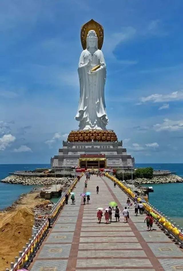 南海108米观音菩萨开光大典看到者都有大福报了