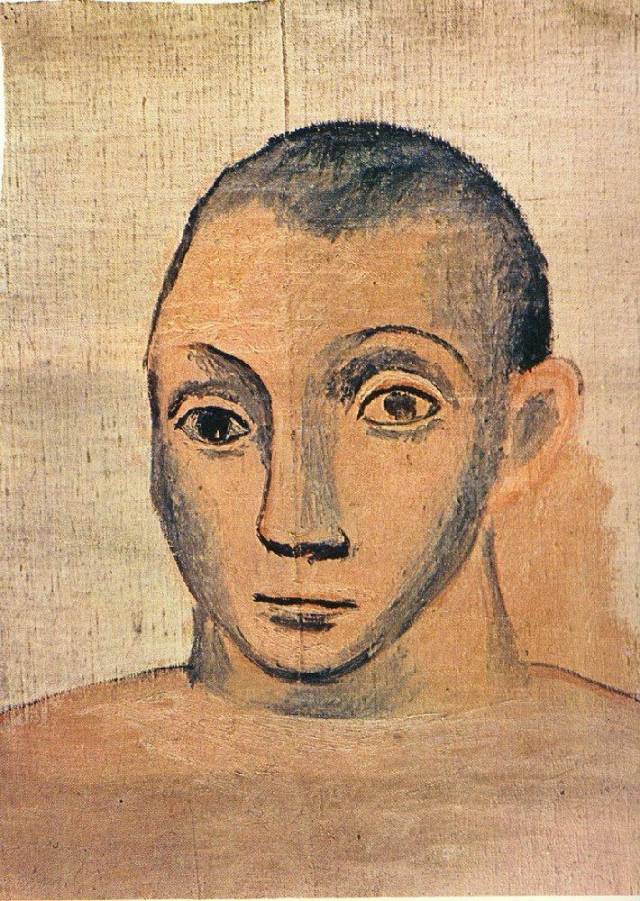 毕加索早年的画作图片