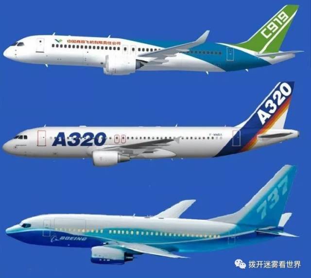 气动布局,机体结构,动力装置,机载系统上,都比波音737,空客a320要先进