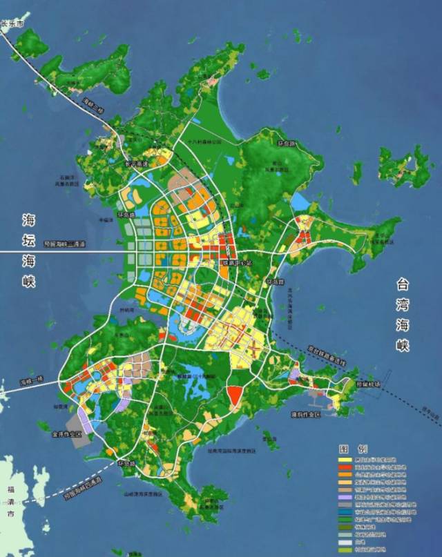 硬核丨平潭最新总体规划!城市核心规划和城镇大力发展