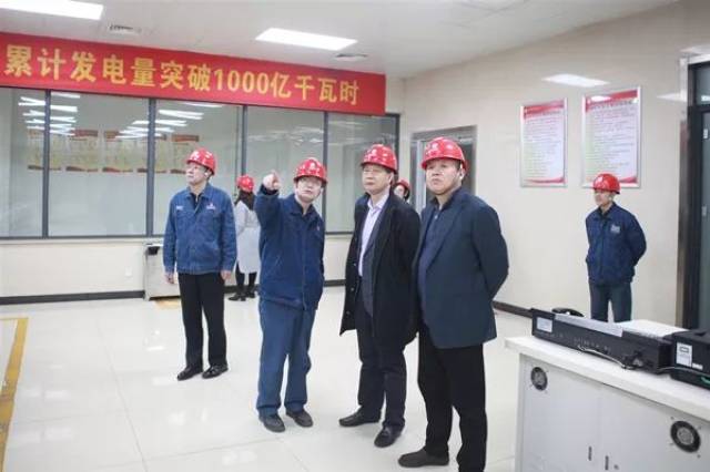 湖北能源副董事长,总经理,党委副书记邓玉敏陪同调研.