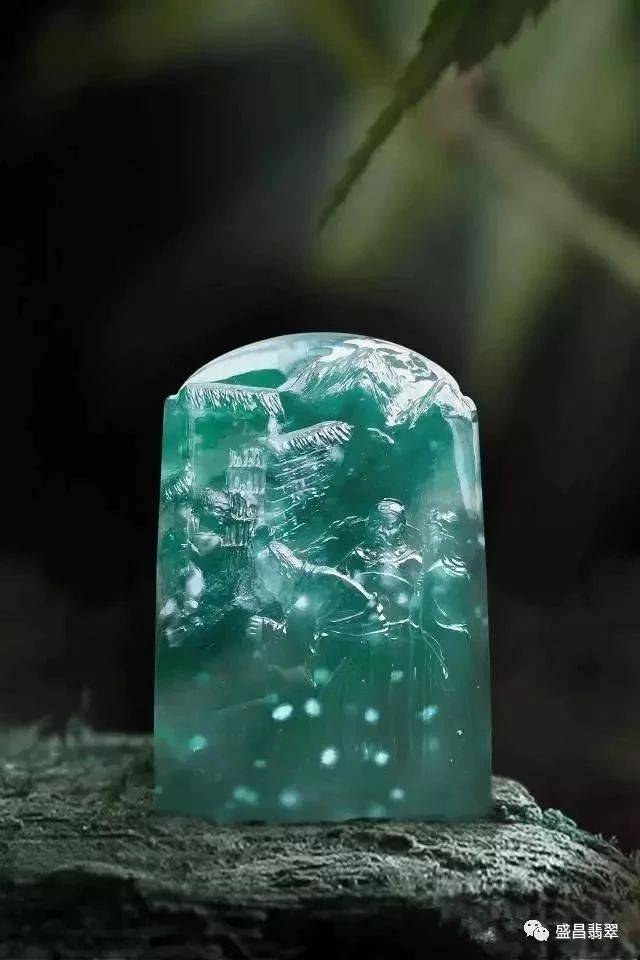 极品雪花棉翡翠欣赏，真是难得一见！_搜狐网