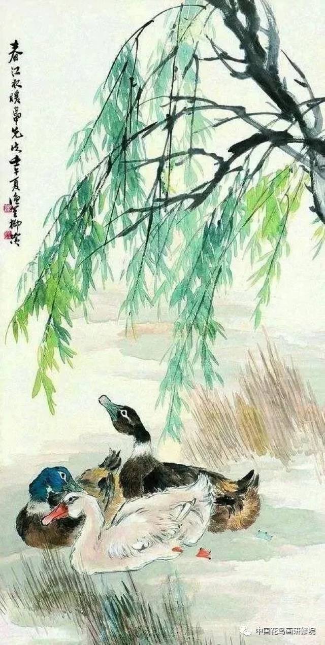 画树难画柳,看国画大师笔下的最美春柳