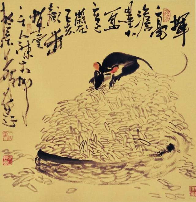 中国当代著名花鸟画家陈大鹏