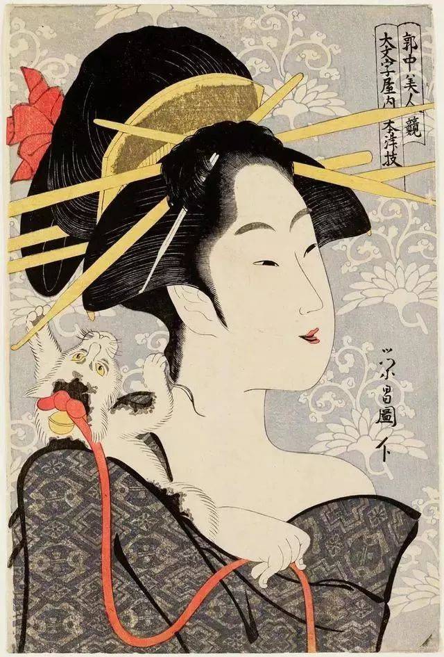 日本浮世绘美女图的历史演变_民间