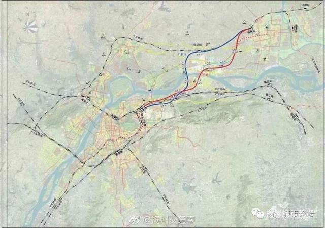 宁镇扬轻轨最新规划图图片