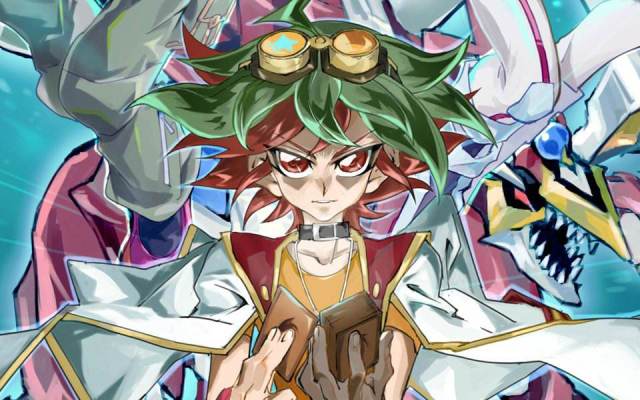 异色眼龙是《游戏王》第五部——《游戏王arc-v》主角榊游矢的王牌卡.