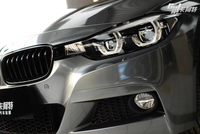 重庆汽车贴膜宝马3系金属灰