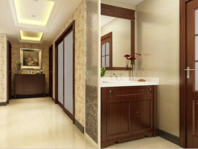 房子想装修,大门正对卫生间门?不想拆门就这样做