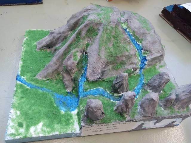 怎样制作地形模型图片