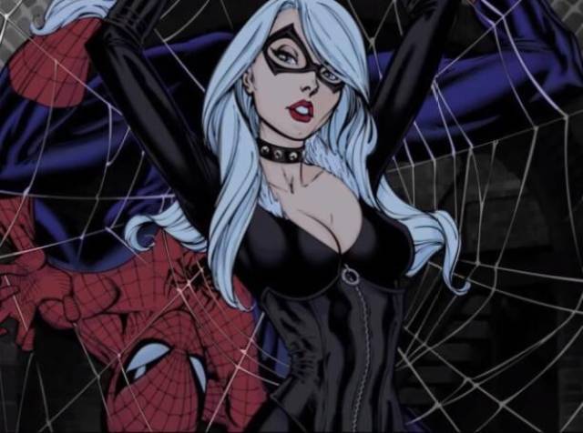 在原作中是蜘蛛侠的红颜知己,双方状况与dc的蝙蝠侠和猫女相似,可惜