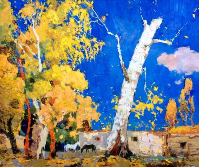 白马 50x60cm 王家儒