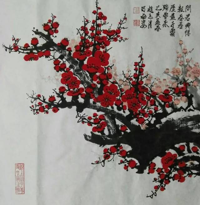 画梅这首诗,画这首诗,竹石这首诗的画怎么画_大山谷图库