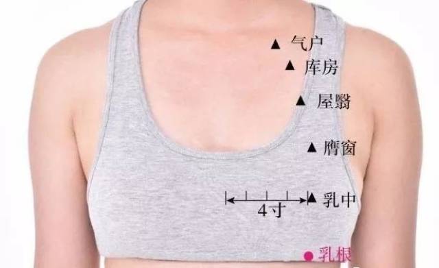 乳房下垂,增生,癌变,对应哪些经络腧穴?又该如何辨证艾灸调理?