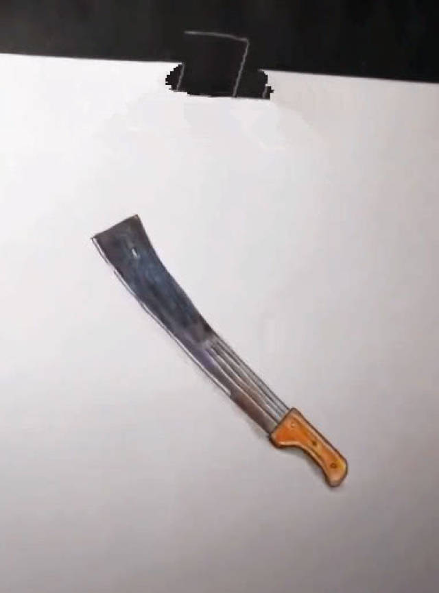 美术生画刺激战场高端武器镰刀砍刀我忍了那个拖拉机是什么鬼