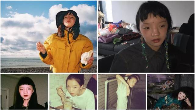 高其蓁 作为就读伦敦时装学院面料图案设计专业的学生,高其蓁算是早早