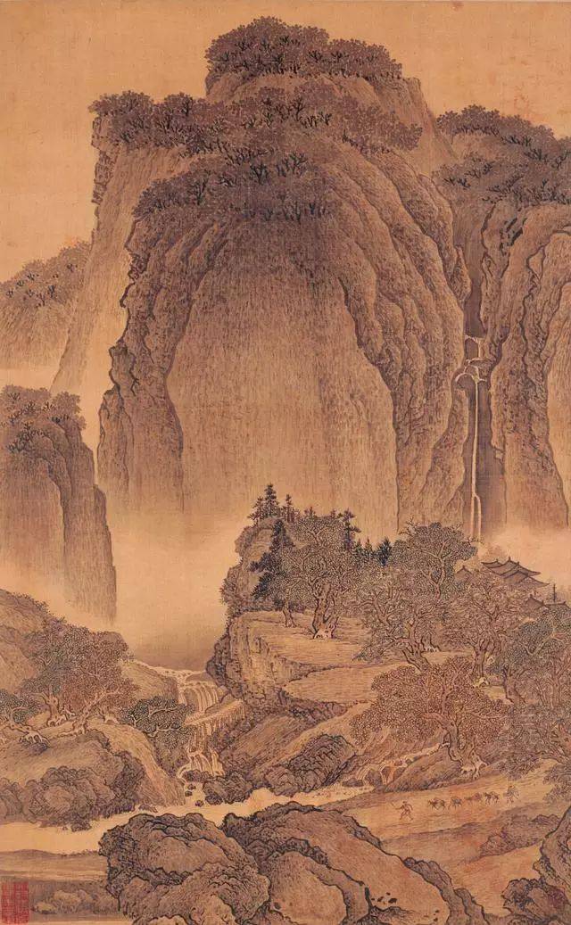 清初画圣王翚《小中见大册》_石谷