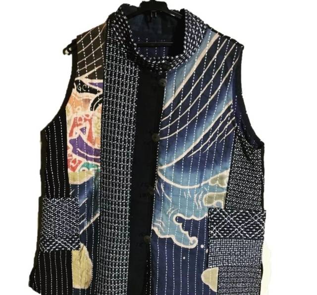 手作之美:刺子绣和服装的爱恋!(多图慎入)