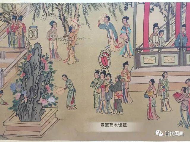 仇英《明宫怡乐图》
