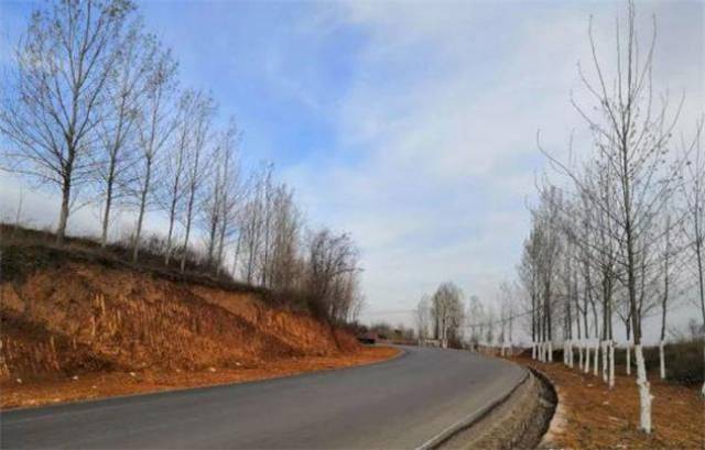 s312省道公路河南渑池段旧貌换新颜!