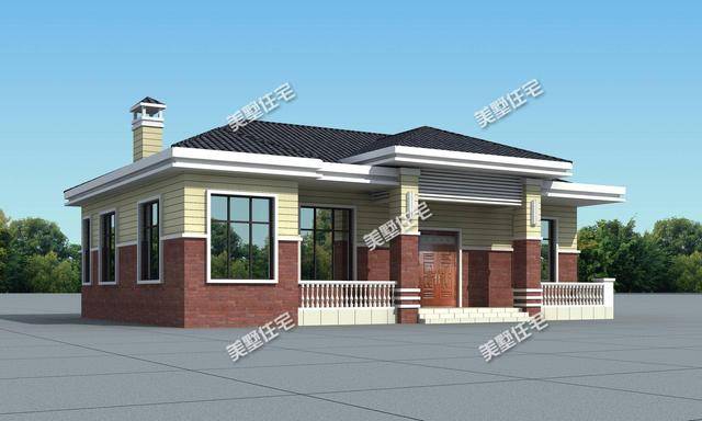 15万就能建的农村一层养老房漂亮得不像实力派