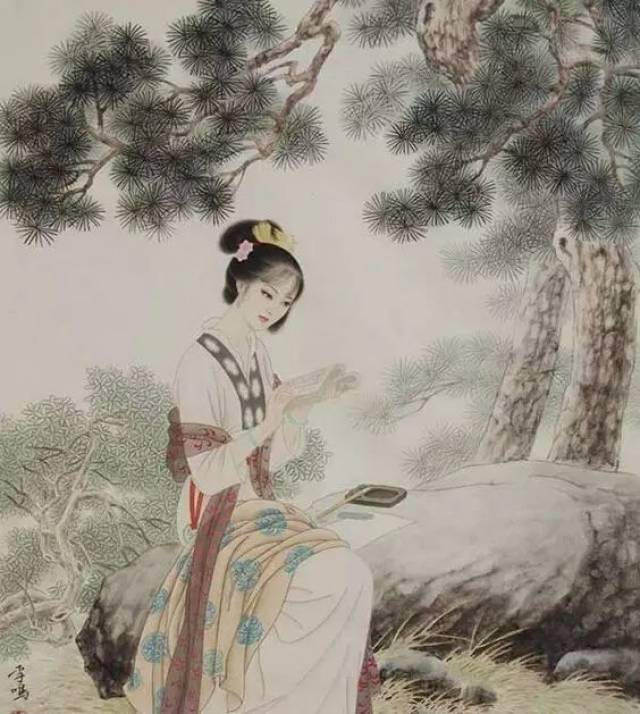 中国画中的古代美女： 清秀婉约，窈窕婀娜_雅韵
