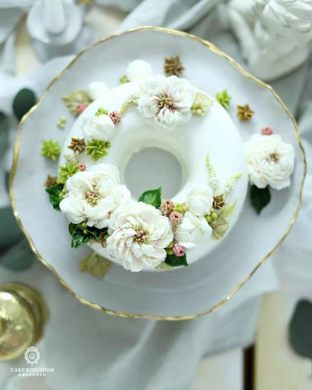 现在最流行的"威化纸"自然系韩式裱花课