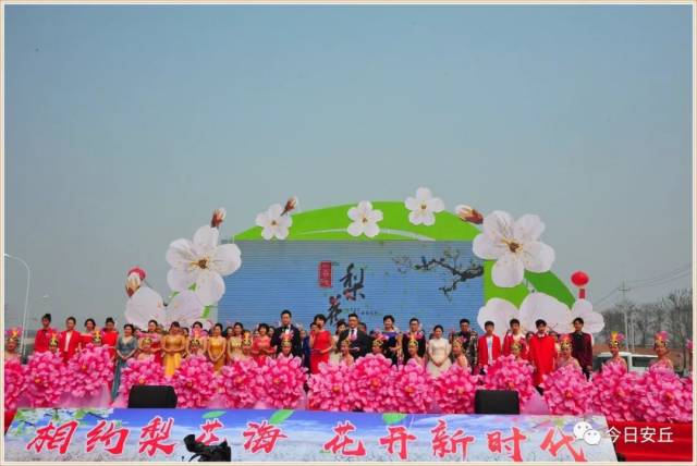2019山东安丘第二届梨花节盛大开幕,人山人海,精彩绝伦