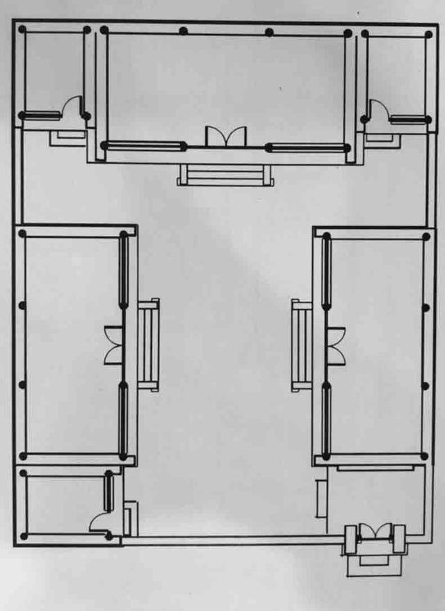 古代一进院子平面图图片