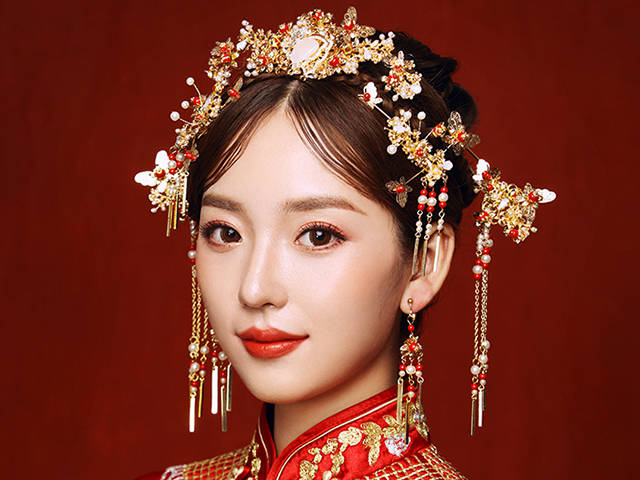 心理测试:选一个喜欢的新娘凤冠,测试你前世长得有多美?
