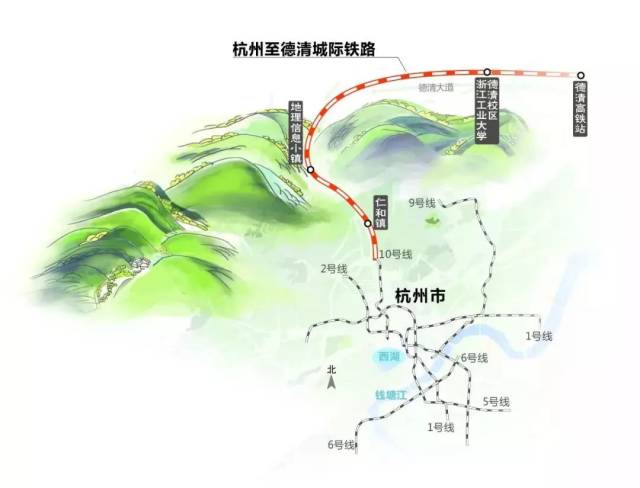 "杭德线"的实现 持续推动 接沪融杭的进程 促进 同城化的发展