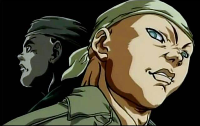 刃牙:五个人号称不亚于勇次郎,却只有一人真的打了勇次郎的脸!