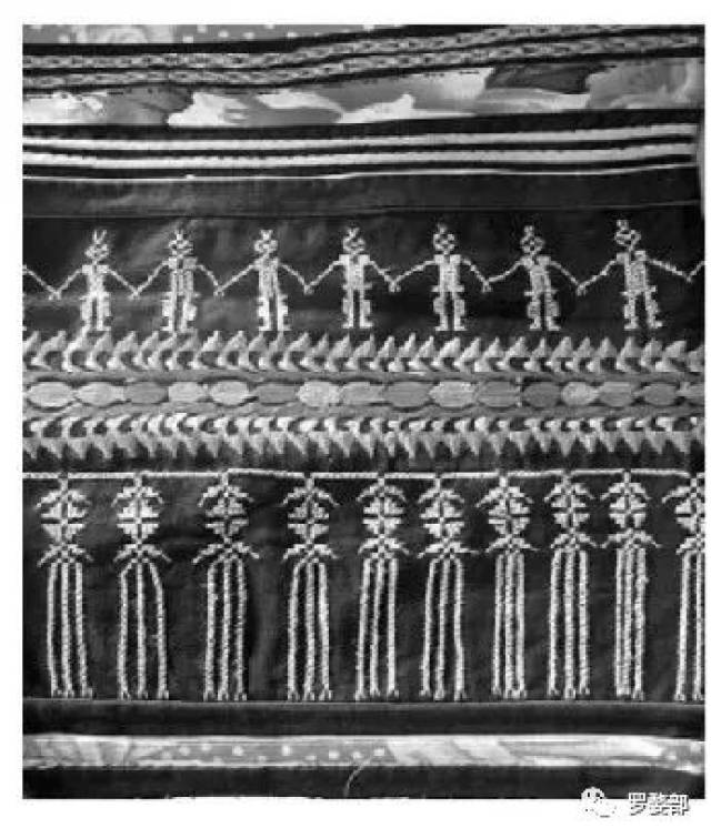 直苴彝族服饰中人形舞蹈纹的造型设计应用