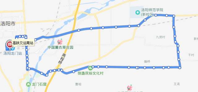 洛阳902路公交车路线图图片