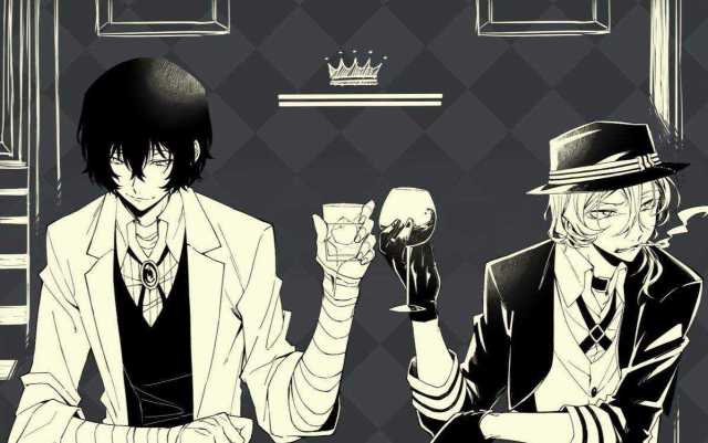 大文豪上映,频繁作死的太宰,傲娇少年中也,官定cp?