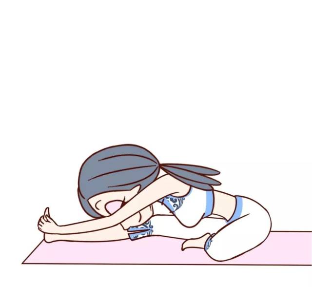 单腿背部前屈伸展式