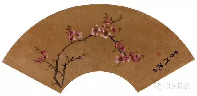 明★ 惲 寿平 花卉扇面 原寸★ 故宮博物院 二玄社 中国 扇面画 古玩 恽寿平花卉扇面欣赏