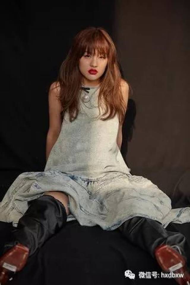 红唇细腰超性感韩冰时尚杂志处女秀太吸睛多图