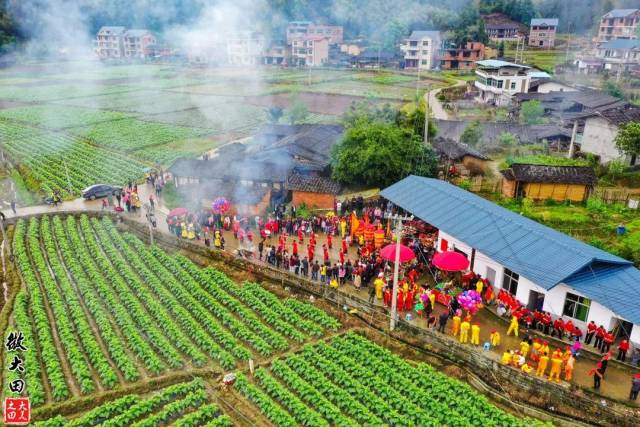 【航拍】福建·大田:桃源镇蓝玉村太元宫帅诞庆典!