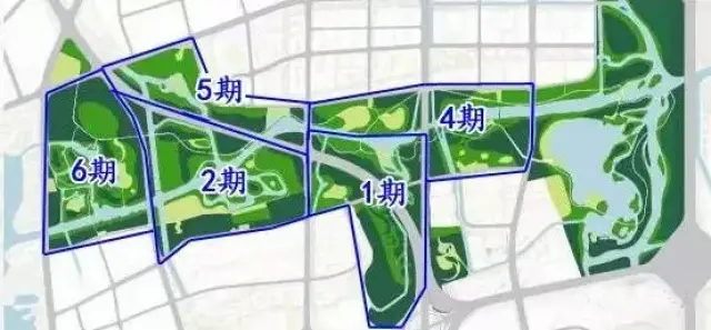 张家浜楔形绿地与唐镇,张江的位置关系如下图所示