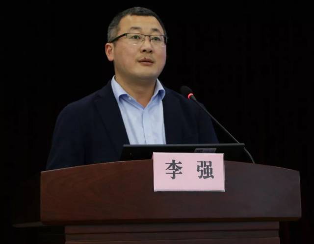 分会主任委员王志康致辞南浔区医疗集团党委书记毛建强主持开机仪式上