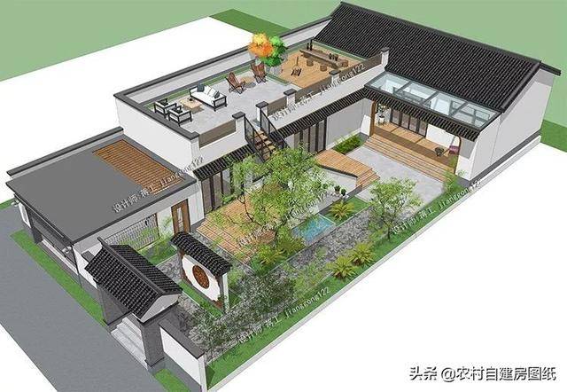 6款一层农村平房,带院子8万块就能开建,不输村长家别墅