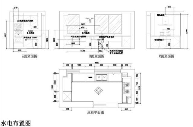 廚房櫥櫃水電位設計