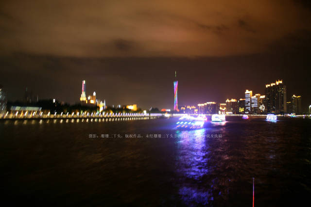 实拍珠江两岸流光夜景,你觉得现在广州夜景比