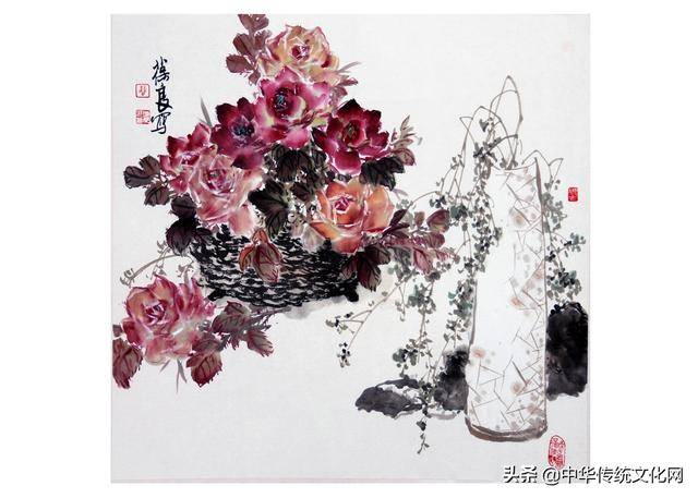 当代花鸟画家晋葆良作品欣赏