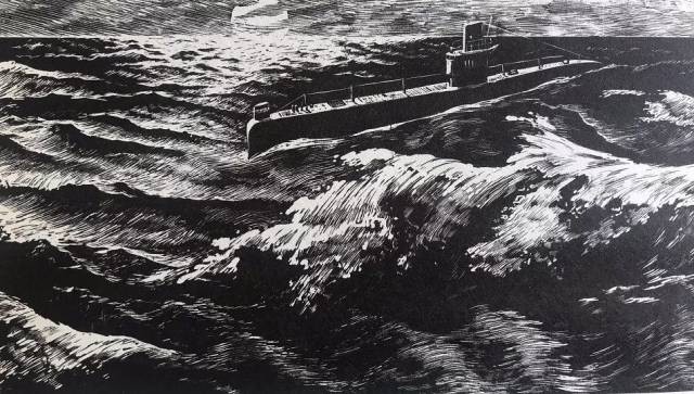 这组版画是著名军旅画家陈辛一,于上世纪50年代至80年代创作的海军
